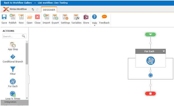 create a new workflow